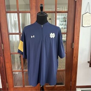 Notre Dame Under Armpur Quarter Zip XXL Light Jacket